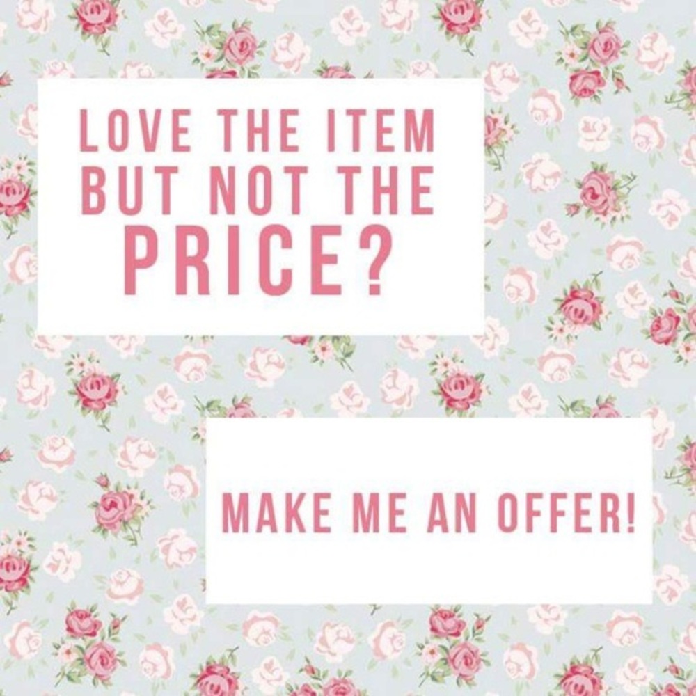 reasonable offers on all clothed accepted!!